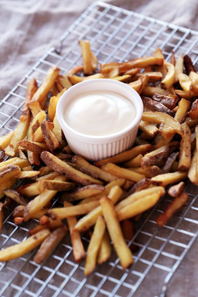 Fries on Oven Rack